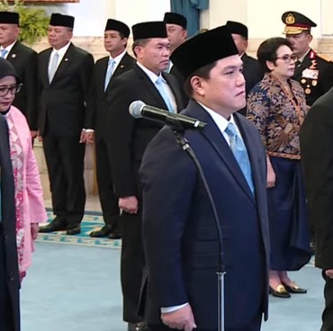 Dilantik jadi Menpora, Bagaimana Status Erick Thohir Sebagai Ketum PSSI?