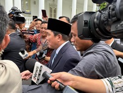 Erick Thohir Tiba di Istana Jelang Pelantikan Menteri