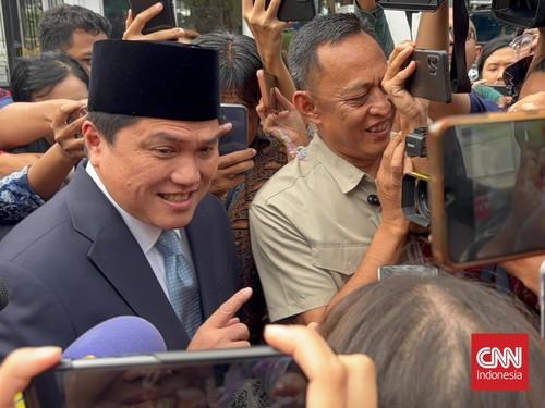 Diisukan Jadi Menpora, Erick Thohir Tiba di Istana Negara