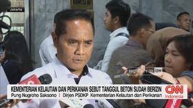 VIDEO: KKP Sebut Tanggul Beton Sudah Berizin