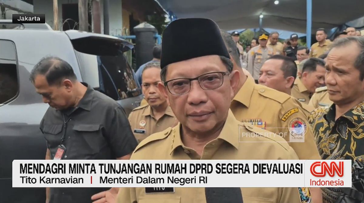 VIDEO: Mendagri Tito Minta Tunjangan Rumah DPRD Dievaluasi