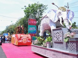 Pasuruan Street Art Carnival 2025 The Exotica of Indonesian Folklore Memukau Warga