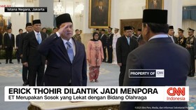 VIDEO: Resmi! Erick Thohir Dilantik Prabowo Jadi Menpora
