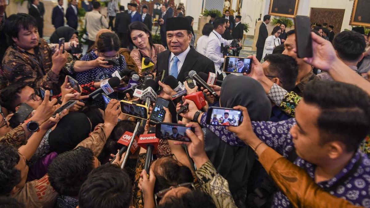 Cerita Djamari Chaniago Dihubungi Sehari Sebelum Dilantik Prabowo