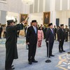 FOTO: Reshuffle Kabinet, Prabowo Lantik Menko Polkam hingga Menpora