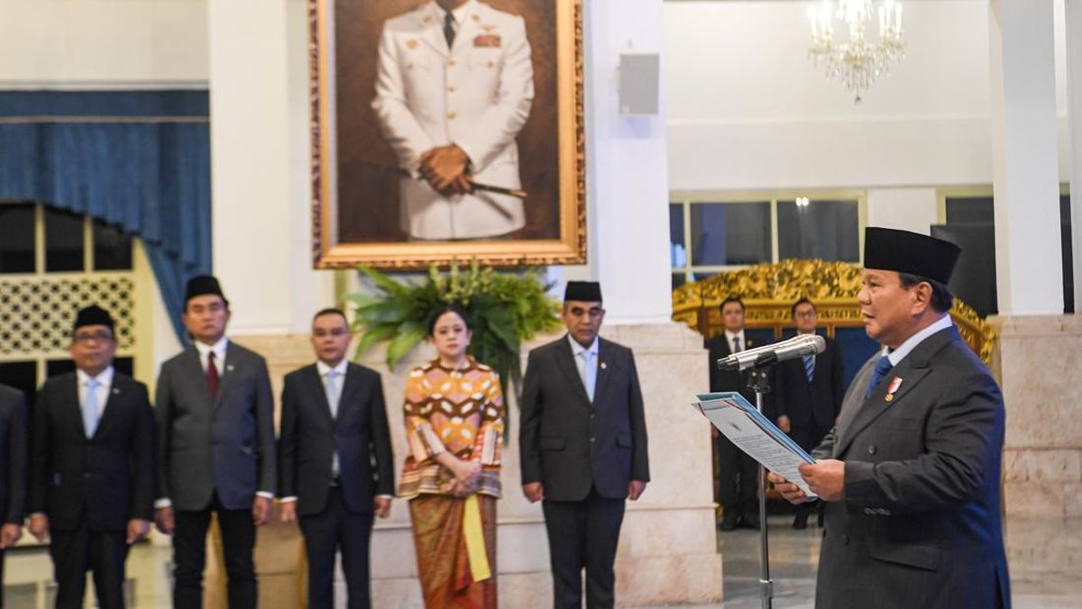 Prabowo Resmi Reshuffle Kabinet: Dudung KSP, Jumhur Menteri LH