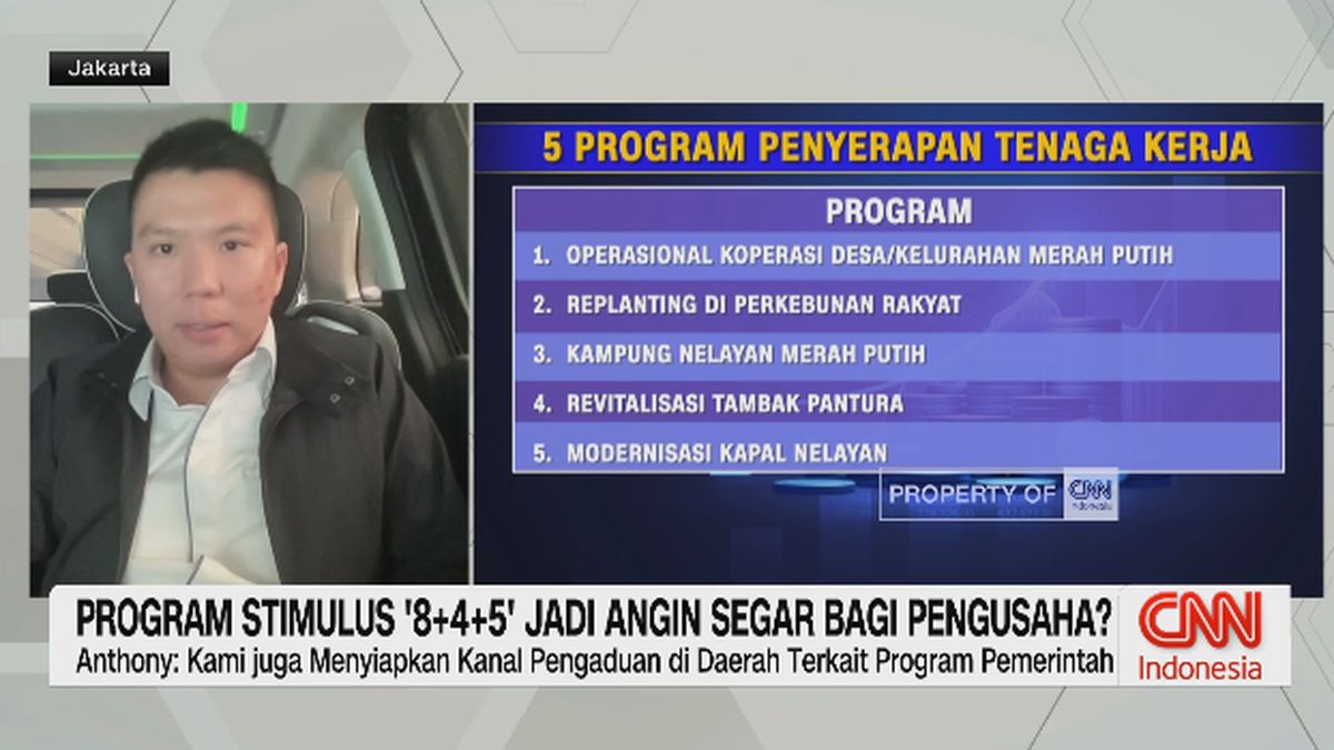 VIDEO:Program Stimulus 8+4+5, Pengusaha: Ini Menjadi Angin Segar bagi