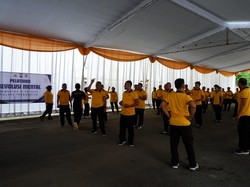 Puluhan Polisi Trenggalek Jalani Pelatihan Revolusi Mental