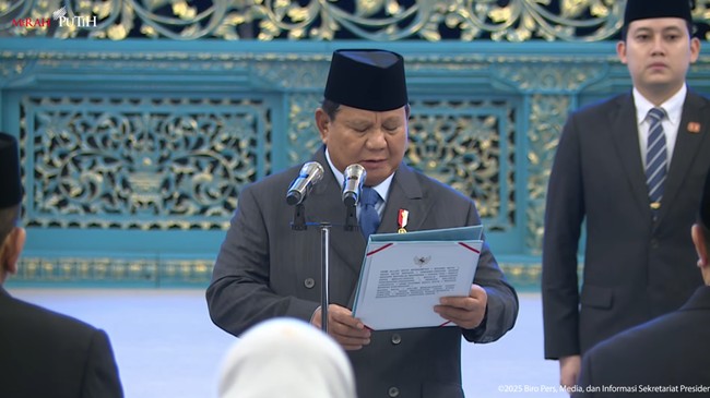 Sejumlah nama baru hadir dalam jajaran menteri dan wakil menteri Prabowo, berikut peta sebaran partai dan non partai dalam Kabinet Merah Putih.