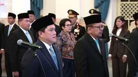 Reshuffle Kabinet, Erick Thohir Resmi Jadi Menpora