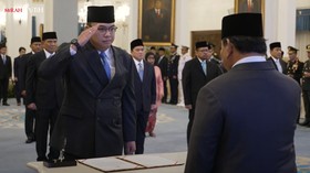 Reshuffle, Angga Raka Dilantik Jadi Kepala Badan Komunikasi Pemerintah