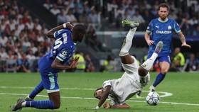 FOTO: Madrid Butuh 2 Penalti untuk Hajar Marseille