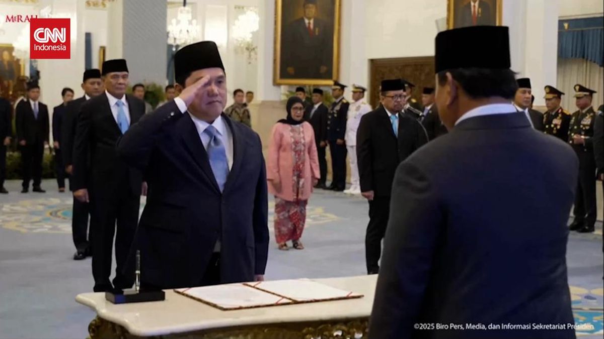 VIDEO: Prabowo Resmi Tunjuk Erick Thohir Jadi Menpora