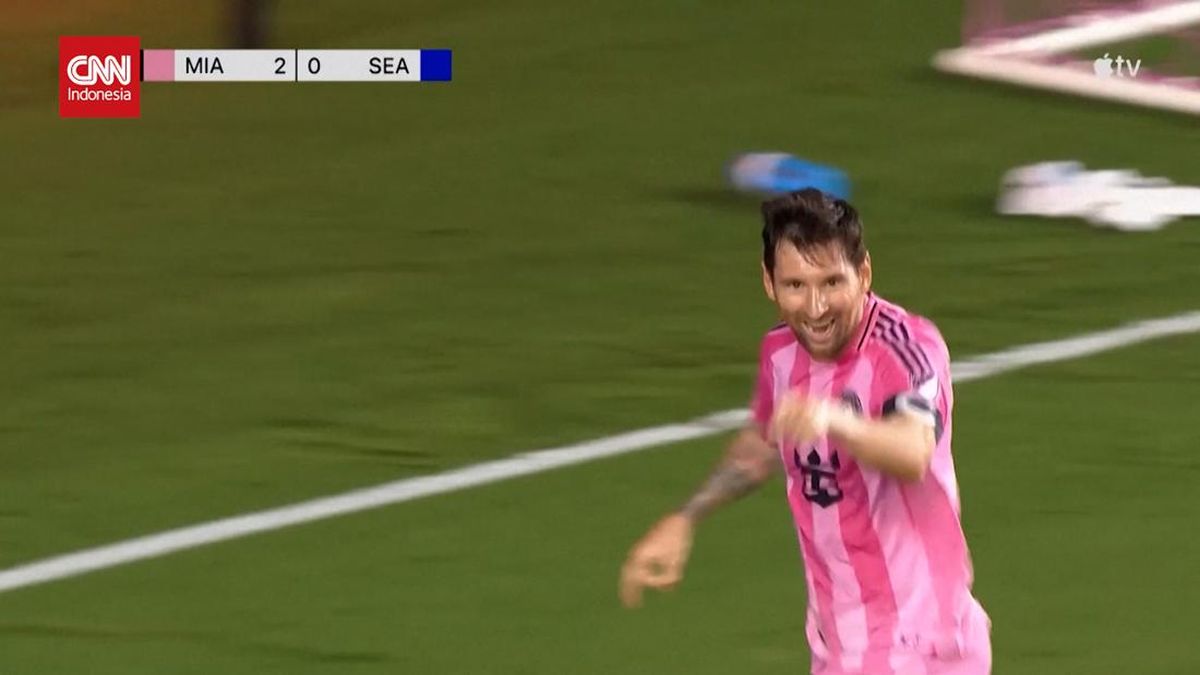 VIDEO: Messi Tuntaskan Dendam Inter Miami ke Seattle Sounders