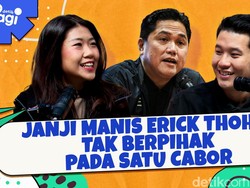 Janji Manis Erick Thohir Tak Berpihak pada Satu Cabor
