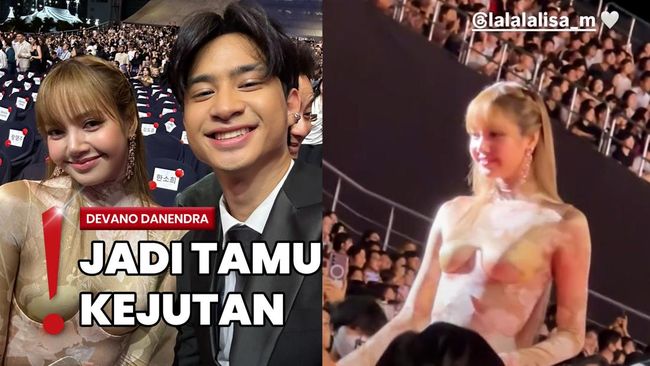 Devano Danendra Girang Foto Bareng Lisa BLACKPINK di BIFF 2025
