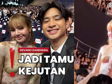 Devano Danendra Girang Foto Bareng Lisa BLACKPINK di BIFF 2025
