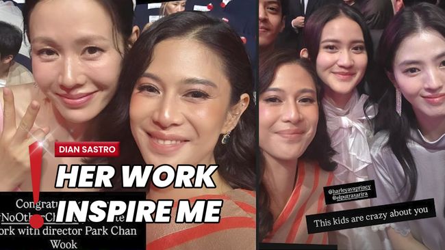 Dian Sastro Foto Bareng Son Ye Jin-Han So Hee, Pesonanya Setara