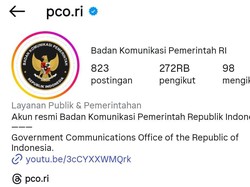 Logo hingga Nama Akun PCO Kini Berubah Jadi Badan Komunikasi Pemerintah