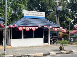 Situasi Terkini Pos Lantas TKP 2 Polantas di Medan Kena OTT
