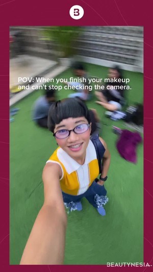 POV: When You Finish Your Makeup and Can't Stop Checking the Camera