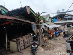 Dulu Ramai, Kini Pasar Lontar Jadi Deretan Kontrakan Kumuh