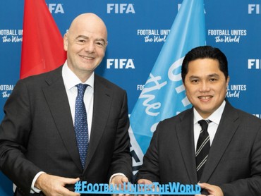 Ucapan Selamat Presiden FIFA ke Erick Thohir yang Dilantik jadi Menpora