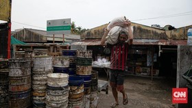 FOTO: Pasar Tradisional di Jakarta Mulai Bersolek di Era Digital