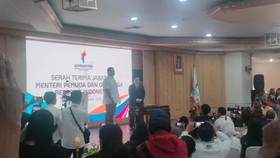 Erick Thohir Resmi Serah Terima Jabatan Menpora dengan Dito Ariotedjo