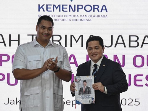 Top 3 Sports: Erick Thohir Sertijab, Ranking FIFA Indonesia Turun