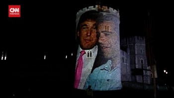 VIDEO: Kala Kedekatan Trump dan Epstein Muncul di Kastil Windsor