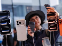 Penampakan Antrean Warga Saat Perilisan iPhone 17 di Apple Store Beijing