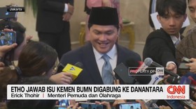VIDEO: Etho Jawab Isu Kemen BUMN Digabung ke Danantara