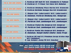 Jadwal Pelayanan SIM Keliling Surabaya 19-30 September 2025