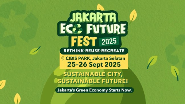 Jakarta Eco Future Fest 2025 siap digelar pada 25-26 September. Lewat festival ini, warga bisa merasakan beragam pengalaman seru ramah lingkungan.