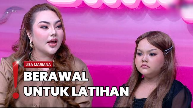 Lisa Mariana Temui ‘Kembar’ Nazwa: Aku Kecil Begini Dulu