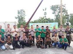 Polisi Gandeng Banser NU hingga GP Ansor Jaga Keamanan Pelalawan