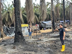 Sumur Minyak Ilegal di Muba Kembali Terbakar, Polisi Kejar Pemilik Sumur