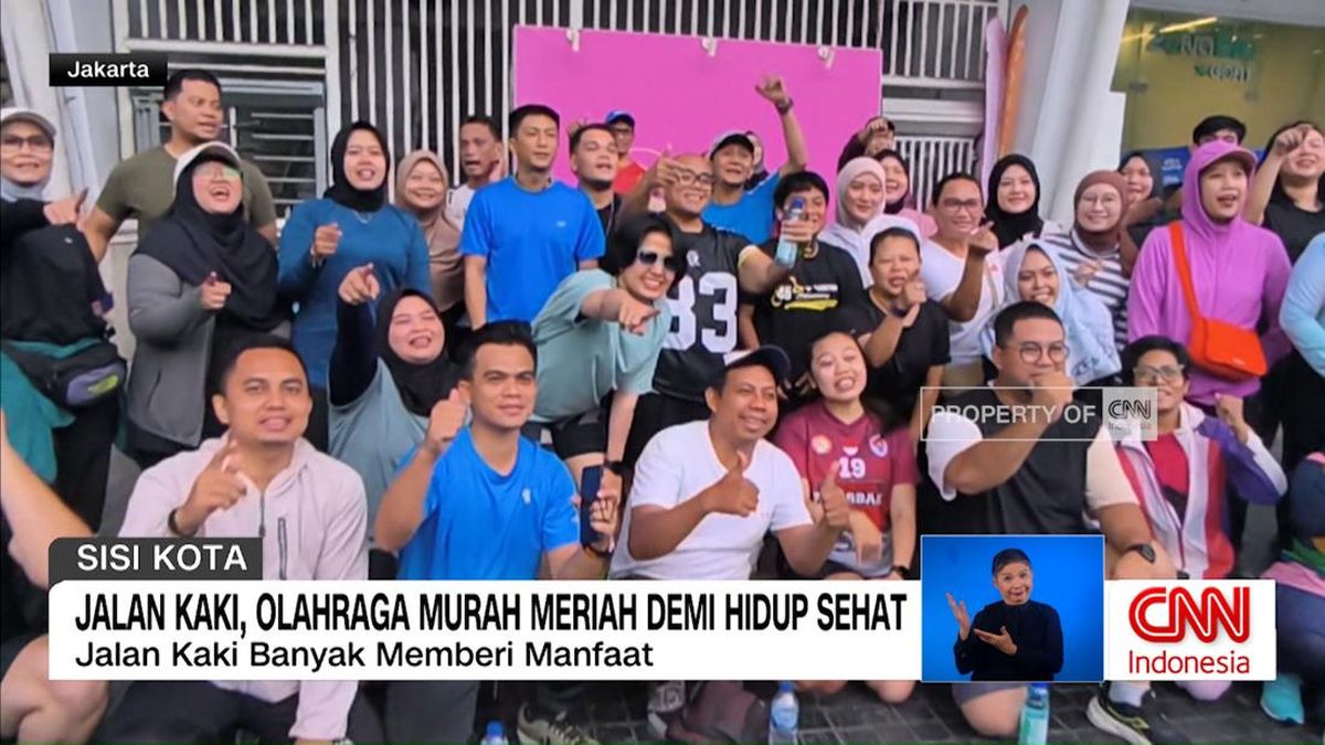 VIDEO: Jalan Kaki, Olahraga Murah Meriah Demi Hidup Sehat