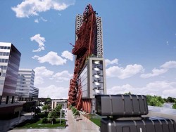 Di Luar Nalar! Ada Proyek Gedung Tinggi Desainnya Bangkai Kapal