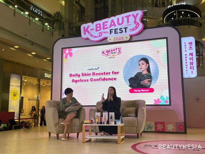 Heny Harun Bocorkan Tips Glowing dan Awet Muda di K-Beauty Fest 2025