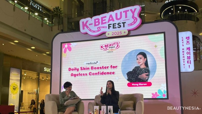 Heny Harun Bocorkan Tips Glowing dan Awet Muda di K-Beauty Fest 2025