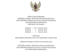 Libur Cuti Bersama 2026, Cek Jadwal Puasa Ramadan, Lebaran-Hari Besar Lainnya