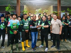 Mahasiswa Green Leadership Academy Tanam Semangat Baru di Tabung Harmoni Hijau