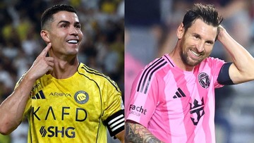 Berita Olahraga Terkini CNN Sport : Ronaldo dan Messi Menolak Tua, Sama-sama Cetak Brace