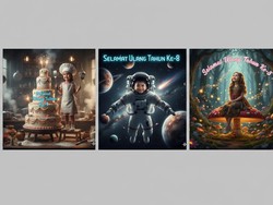 20 Prompt Gemini AI Poster Ulang Tahun Anak, Keren dan Wajib Dicoba!