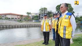 Mitigasi Banjir, Menteri PU Dorong Normalisasi Waduk Muara Nusa Dua