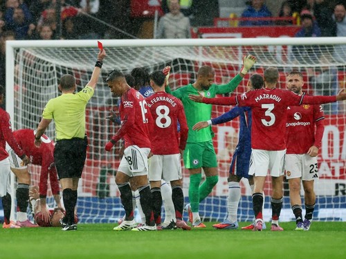 2 Kartu Merah Terjadi, MU Unggul 2-0 atas Chelsea di Babak Pertama