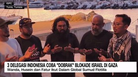 VIDEO: 3 Delegasi Indonesia Coba 'Dobrak' Blokade Israel di Gaza