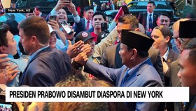 VIDEO: Presiden Prabowo DIsambut Diaspora di New York